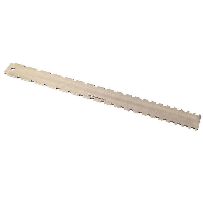 Practical 24.75 Notched Fret Board Straight Edge Luthiers Tool for