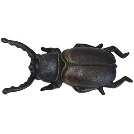 LinaLife 9" x 4" Heavy duty Beetle Boot Jack Shoe Cowboy Boot Remover Beetle Design Boot Puller Tools-Metal Handmade Boot Remover-Antique Shoes Pull-Metal cast iron ornaments craft statue, Black