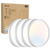 Slochi 4Pack 6.5Inch Flush Mount LED Ceiling Light Fixture White,