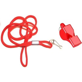 Ultimate Hunters Hunt Test Dog Training Whistle with Lanyard Pea-Less Design Loud Hunting Dog Training Whistle with Lanyard (Red, One Size)