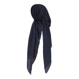 Madison Headwear Bufandas de cabeza preatadas para mujer, con material ligero y atractivo, Azul marino, M