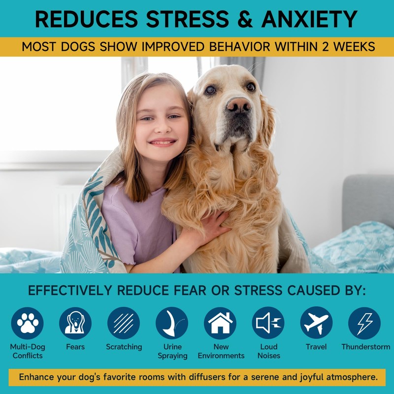 Woyamay Dog Calming Diffuser - Dog Pheromones Calming Diffuser for