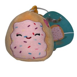 Squishmallows Breakfast Squad 3.5" Mini Plush Doll Clip New 2023 - Fresa The Toaster Pastry