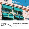 Cabilock 2pcs Awning Plastic Steel Bracket, Cantilever Awning Brackets for