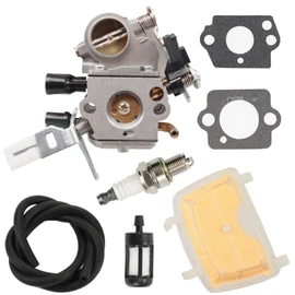 Carburetor Carb for STIHL MS171 MS181 MS201 MS211 Chainsaws 1139 120 0619 1139 1207 100 1139 1200 612 with Gasket Fuel Line Filter Spark Plug Chainsaw