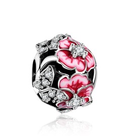 XWN Heart & Love Charm 925 Sterling Silver Beads for Birthday Jewelry Gifts for women girls