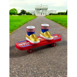 California Fidget Spinner Skateboard (Gold)