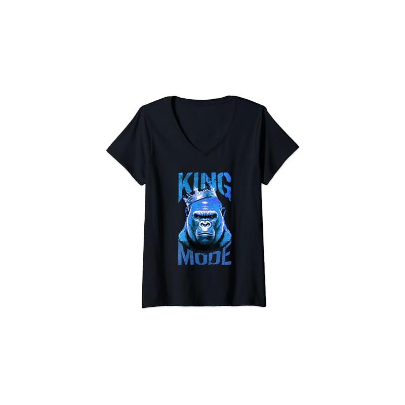 Gorilla King Mode | Gym | Workout Beast Motivation V-Neck