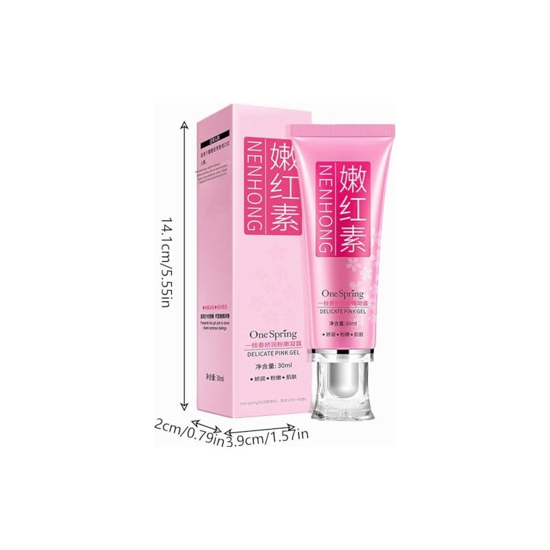 Crema Aclarante Zonas Intima Pezón Axilas Mujer Blanquea Crema Rosa