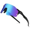 DUCO 0042 Men's Sports Sunglasses, Polarized Sunglasses, For Sports, UV400,