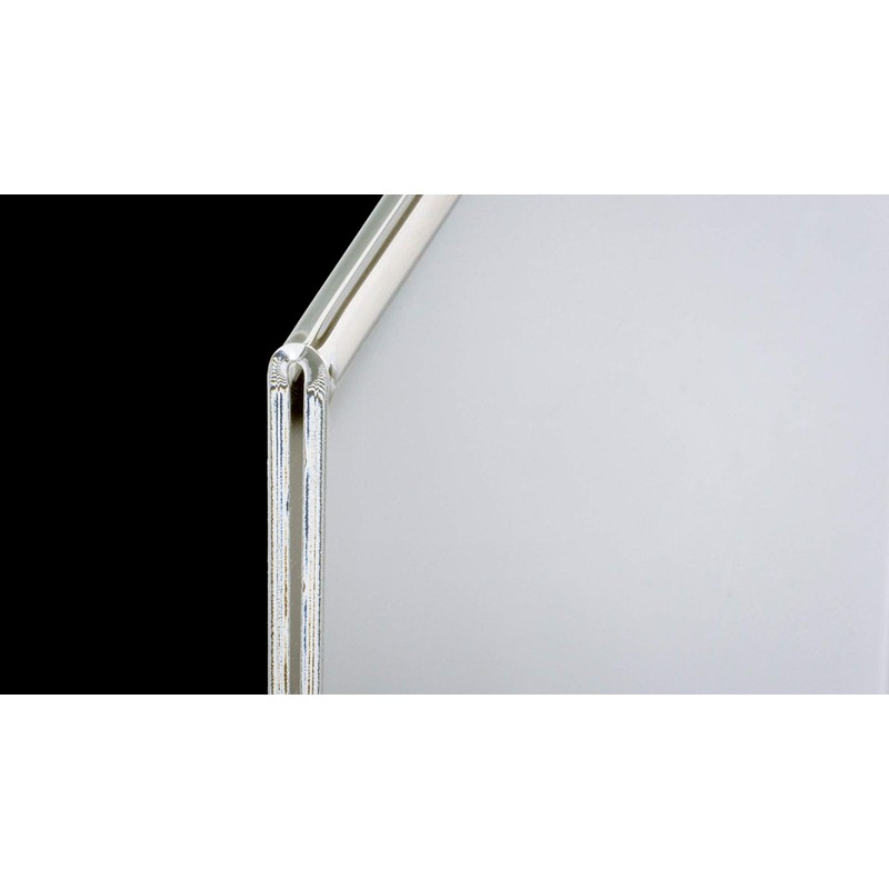 OPUS 2-Sign Holder, T-Standard, A5, Crystal Clear Acrylic, Portrait, 350054.