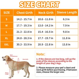 Dog Recovery Sleeve for Front Legs Dog Leg Sleeve to Stop Licking, Dog Elbow Protector Dog Leg Covers for Joints Pain, Dog Onesie Dog Surgery Spay Recovery Suit for Leg Wounds Dog Cone Alternative