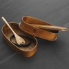 YFWOOD Japanese Bento Box, Lunch Boxes, Japanese Double Layer Natural