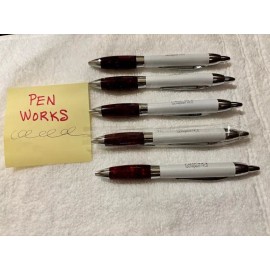 REMARKABLY RARE "ARICEPT" DRUG MAROON MARBLED PROMOTIONAL HEAVY METAL PENS