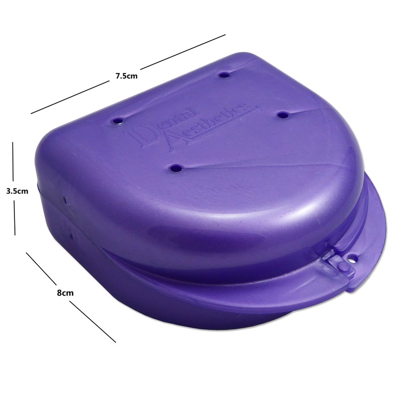Retainer Case & Denture Brush ~ Storage Container & Brush