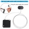 6Pcs Remote Control Tether Cord and Holder 6.5 Ft Retractable