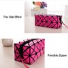 Geometry Pencil Case Large Interesting Geometric Foldable Fashion Toiletry Bag