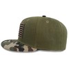 American Flag Snapback Hats - Flat Bill Brim Hat for