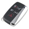 Car Remote Key Case, 5 Rubber Button Smart Car Remote