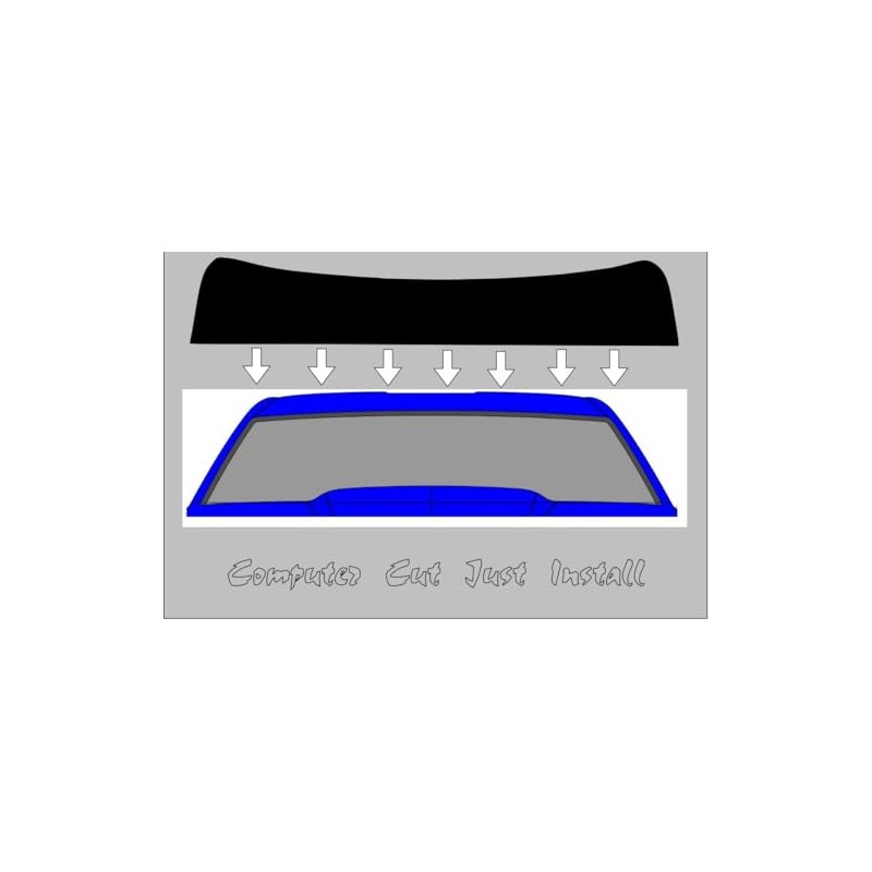 Fits 06-08 Dodge Ram 2500 DIY Computer Cut Windshield Tint