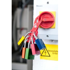 Abus Lock 72/40 KAx12 Black 09158 ABUS Aluminum Padlock 72 Series, Body width: 1 17/32" Shackle diameter: 1/4" Shackle clearance: 1 1/16", 12 Piece