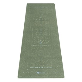 YOGA DESIGN LAB | The Combo Yoga Mat | Eco Luxury | Ideal for Hot Yoga, Power, Bikram, Ashtanga, Sweat | Studio Quality | Includes Carrying Strap! (Boho Glow, 5.5mm)