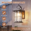 EERU Oil Rubbed Bronze Outdoor Light Sconces Wall Mount Matte
