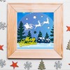 Hying Christmas Trees Cutting Dies for Card Making, Xmas Sleigh