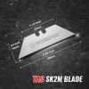 WORKPRO Premium Utility Knife Blades TAC Diamond Coated SK2M Utility
