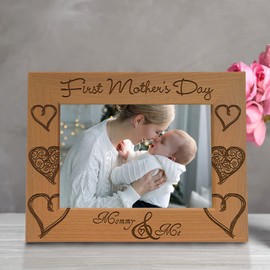 Kate Posh - First Mother's Day with Mommy & Me Picture Frame (5x7 - Horizontal)
