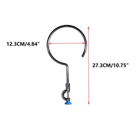 Lab Support Retort Ring Open-loop Straight Rod Support Ring Flask Heating School Education Supplies Educational Equipment for Chemistry or Physics Lab Work (140MM)