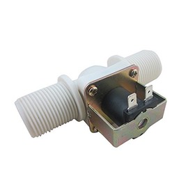 DIGITEN 1" DC 12V Electric Solenoid Valve Normally Closed N/C Water Inlet Flow Switch