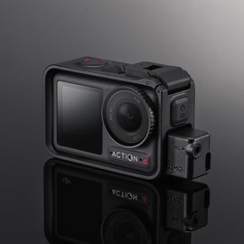 Qmint Original Osmo Action 3.5mm Audio Adapter for DJI Osmo Action 5 Pro/Osmo Action 4,Supports 3.5mm Microphone Adapter Vlogging Accessories (The Expanded Type-C Port can be Used for Charging)