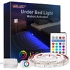 WILLED RGB LED Strip Lights, Under Bed Light Motion Activated