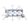 AMPHENOL IPGH3M4-VF Infinity Premise Docsis Passive 3 x HYBRID +