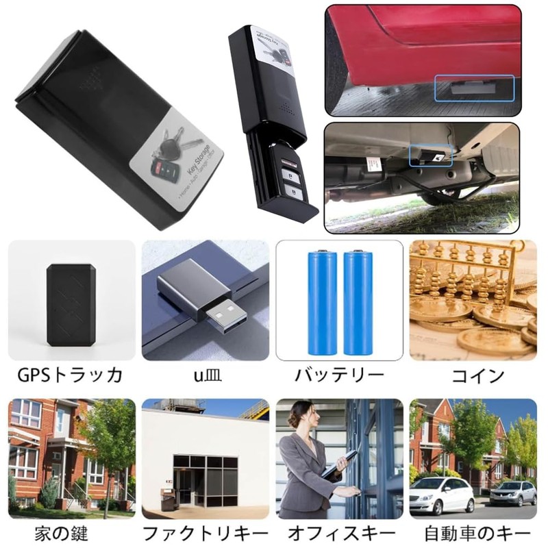 YUWENW Emergency Key Case, Magnetic Key Box, 1 Piece, Security