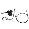 Thumb Throttle Cable with Dual Brake Lever Assy 22mm Aluminium