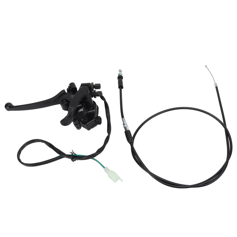 Thumb Throttle Cable with Dual Brake Lever Assy 22mm Aluminium