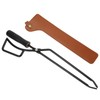 Fireplace Tongs Fire Pit Charcoal Clip Stainless Steel Grill Tongs