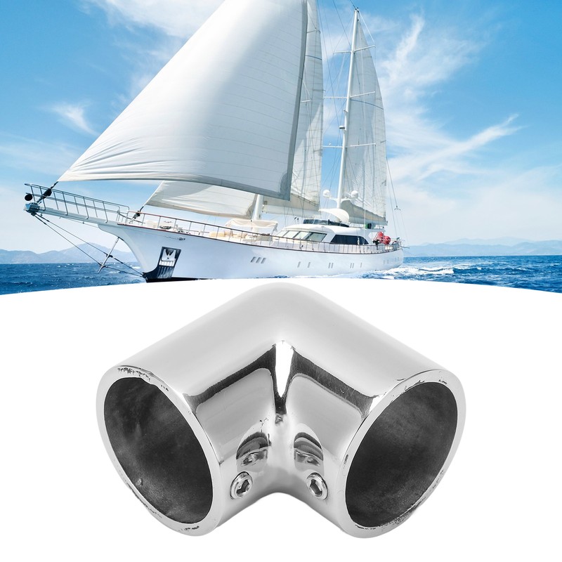 2 Way Boat Hand Rail Fitting 32mm 316 Stainless Steel