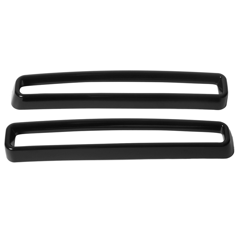 Car Front Grille Trim Bright Black UV Protection Coating Replacement