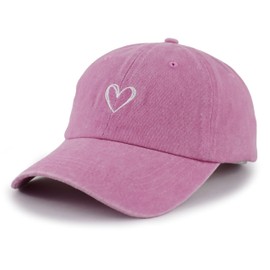 Heart Hats for Women,Cute Love Womens Baseball Caps,Valentine's Mothers Day Birthday Gifts for Girlfriend Wife Mom Grandma Pink