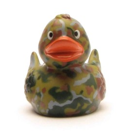 Unbranded Traditional Camo Camouflage Rubber Duckie Large - Jeep Ducking - FAST US Shipper