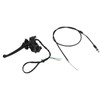 Thumb Throttle Cable with Dual Brake Lever Assy 22mm Aluminium