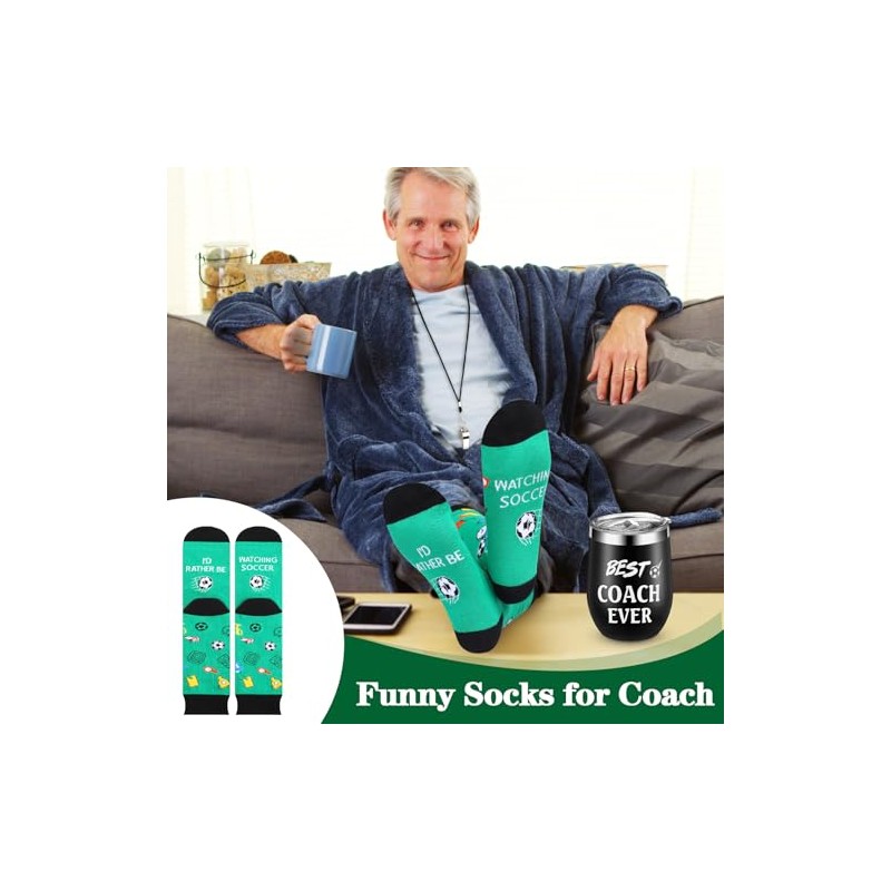 Soccer Coach Appreciation Gift Set - 6 Unique Items