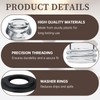 Coffee Percolator Plastic Knob Top and Washer Rings Compatible with