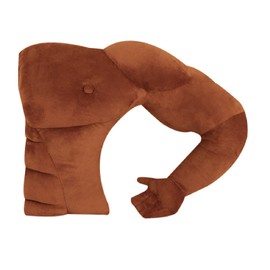 Famimueno Hug Pillow Muscle Cushion Arm Pillow Male Macho Healing Present Female Funny Soft (45 cm / Left Shoulder)