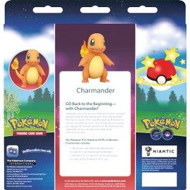 Pokémon TCG: Pokémon GO Pin Collection Charmander (1 Foil Promo Card, 1 Collector’s Pin & 3 Booster Packs)