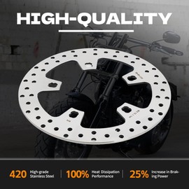 TOFR 11.8" Front Rear Brake Rotors Pads for Harley Touring Electra Glide Road King 2015-2021 Street Glide 2014-2021 Road Glide 2015-2020 Ultra Classic Electra Glide 2014-2020