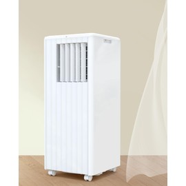 8,000 BTU Portable Air Conditioners 4-In-1 Drainage-free Standing AC Unit for Bedroom up to 350 sq.ft, with Cool, Dehumidifier & Fan Modes, Remote Control, 24H Timer, Sleep Mode, Window Kits